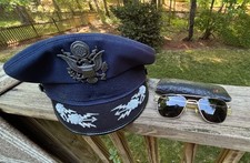 Vintage American Optical AO 1-10 12K GF Aviator Pilot Sunglasses w/Case