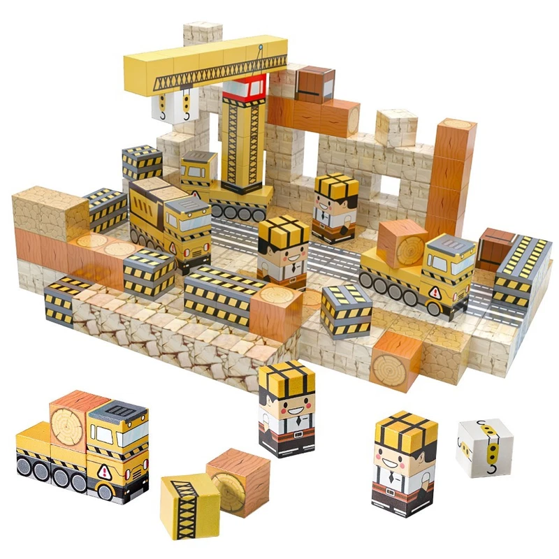 Magnetic Building Blocks 100 Pieces STEM