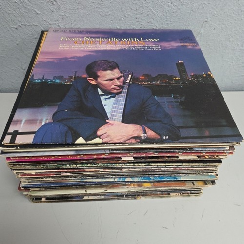 50 LP Record LOT Classic Country Wynette Chet Tanya Reba Emmylou Janie Kenny +++