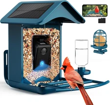 ® BL01 Bird Feeder with Camera Solar Powered, Free AI Smart Camera Bird Feeder w