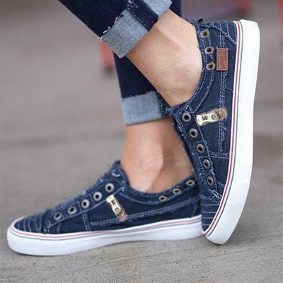 denim loafers womens