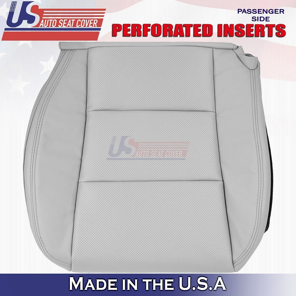 2017 2018 For Toyota Avalon Limited Front Set Bottoms Leather Seat Cover Gray - Image 2 of 4