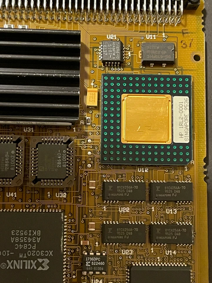 802.3 HP LAN CARD MODULE 10 MBPS 1RL2-0001 RARE LOT#2  QTY-1 - Image 2 of 4