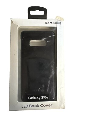 Samsung Genuine LED Back Cover Case for Samsung Galaxy S10e-Black-EF-KG970CBEGUS