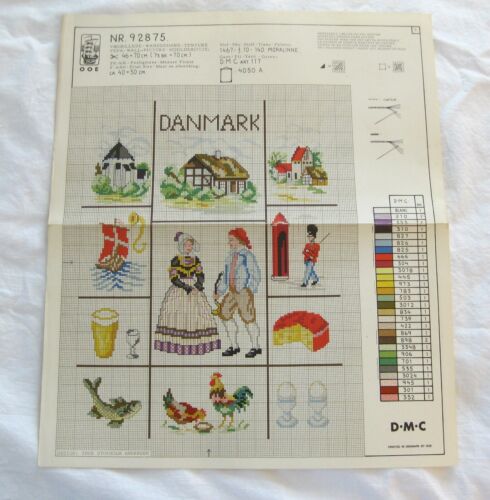 Cross Stitch Needlepoint Pattern DMC OOE Leaflet YOU CHOOSE Wall Hanging Vtg - Picture 3 of 13