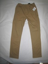 Lucky Brand Boys Khaki Pants Size 20 Authentic Skinny Stretch Adjust Waist 28x31