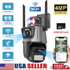 Camaras De Seguridad Para Exterior 1080P HD WIFI Inalambrica Con Vision Nocturna