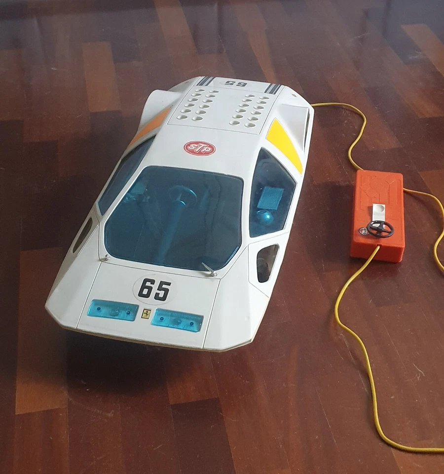 FERRARI 512S MODULO PININFARINA MACCHINA VINTAGE FILO COMANDATA AUTO COLLEZIONE - Immagine 3 di 4