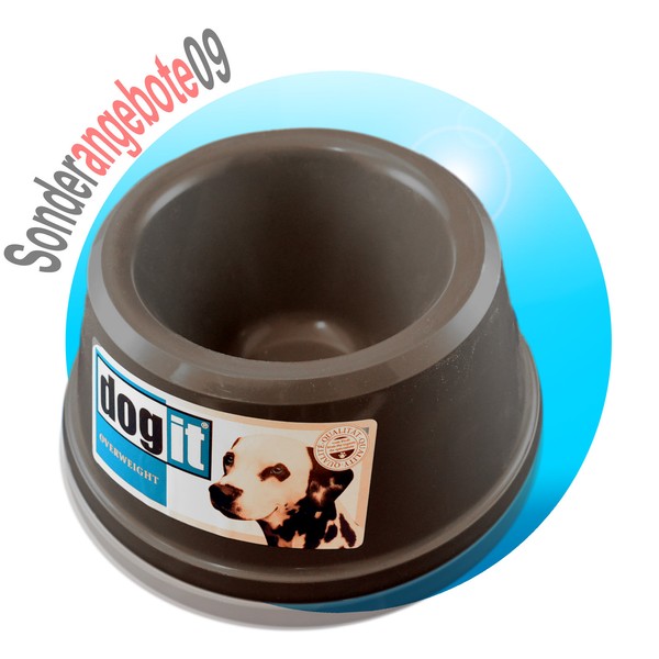 2X Hunde Katzen Fressnapf 500Ml Napf Als Wassernapf, Futternapf, Hundenapf Grau-image