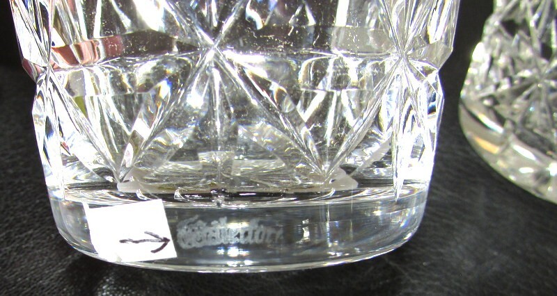 2 Waterford Crystal ROSSLARE Old Fashioned Rocks Glasses Ireland Mint Condition