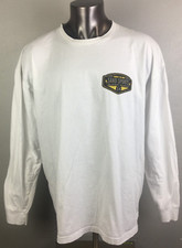 Mens Piston Driven Sand Sports Super Show Long Sleeve T Shirt 3XL White USA Made