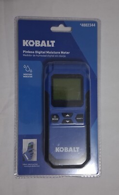 Kobalt Pinless Digital Moisture Indicator Meter w/ LCD Display SC-MM250N New.