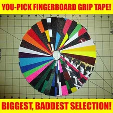 PICK-A-SHEET FINGERBOARD GRIP TAPE HUGE SELECTION! TONS OF COLORS! SELF-STICKING