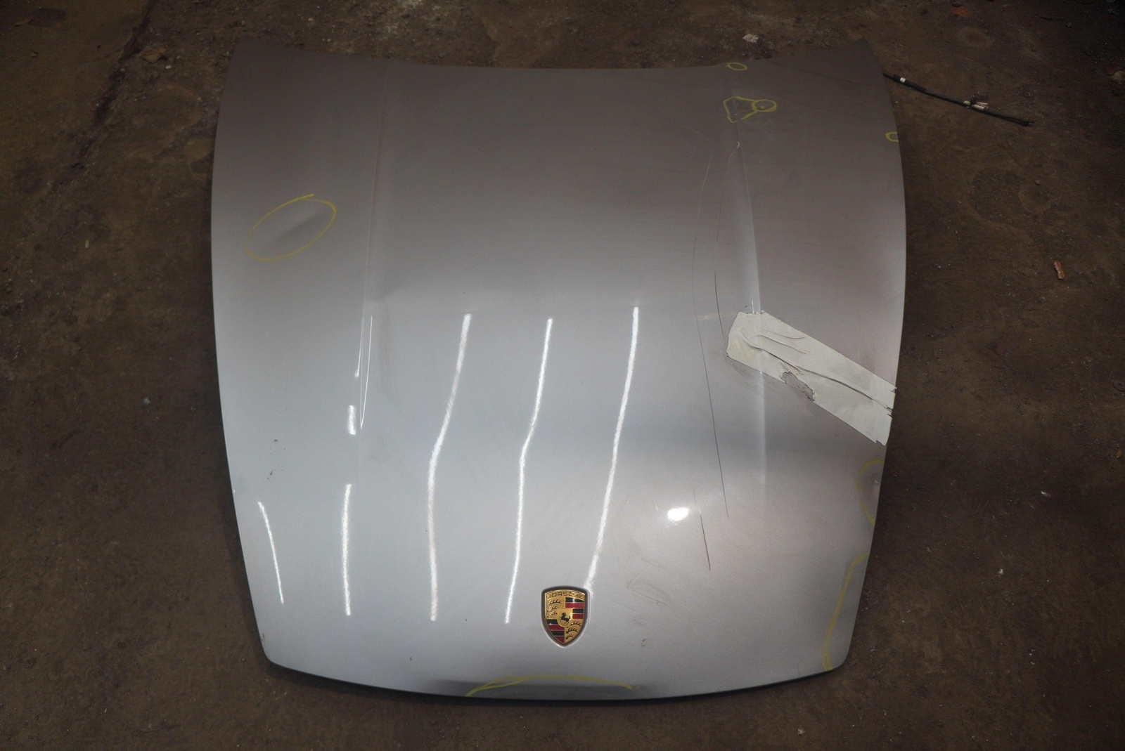 Front Hood Bonnet Panel Silver 992823031AY OEM Porsche 911 992 