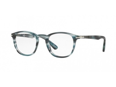 Occhiali da vista PERSOL montatura graduabile PO3143V blu 1051 | eBay