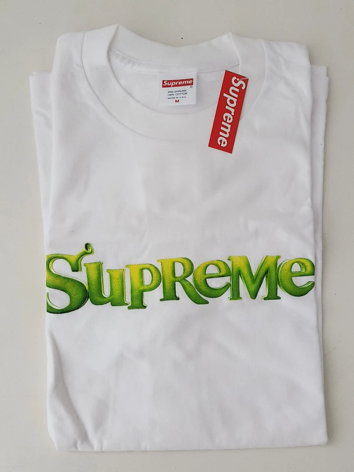 FW21 Supreme Shrek T Shirt Taille M T Shirt Neuf avec Étiquette