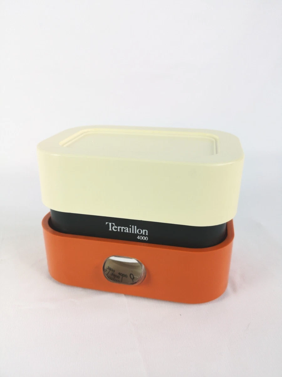 Balance De Cuisine Vintage Posso, Années 70, Orange Et Noire, 1,5 Kg, Très Bon état