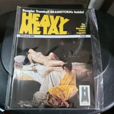 Heavy Metal Vintage Magazine February 1984 Moebius Druillet Douglas Trumbull