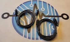 Lot of 2 6ft 6' Display Port DP Male to Male (M-M) Cables Cords 2X