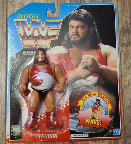 WWF Hasbro Typhoon Series 3 Blue Card MOC Natural ...