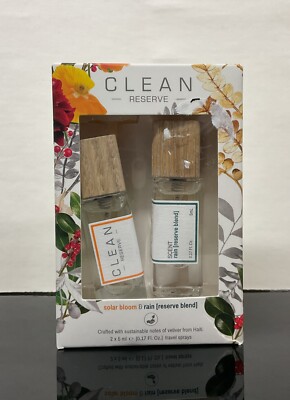 Clean Reserve Solar Bloom & Rain Eau De Parfum 2 x 5 Ml/ 0.17 Oz.