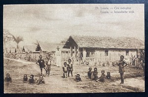 Mint Rwanda Postal Stationery Real picture postcard Native Village