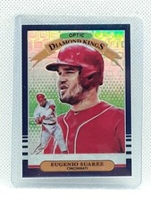 Eugenio Suarez 2019 Donruss Optic Baseball BLUE PANDORA (80/99) Cincinnati Reds