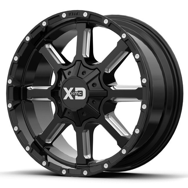 20 Inch Black Wheels Rims GMC Sierra 2500 3500 HD 20x9" 8x180 Lug Set
