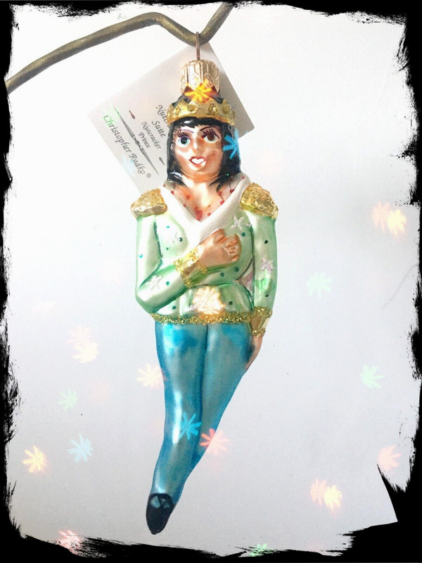 ✨NEW! Authentic Christopher Radko Little PRINCE Nutcracker Suite Glass Ornament