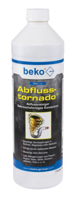 beko Abflussreiniger Abflusstornado  gebrauchsfertiges Konzentrat 1 Liter