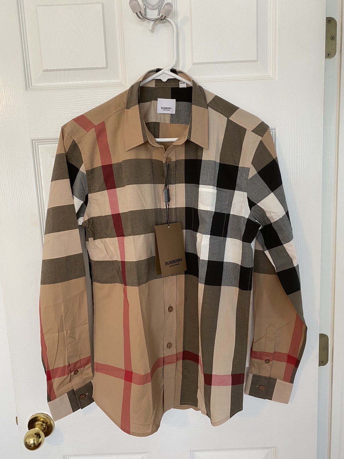 burberry poplin shirt
