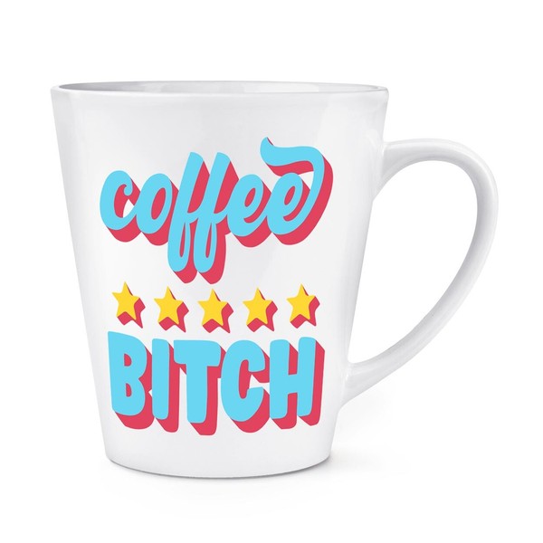 Kaffee Bitch 341Ml Latte Becher Tasse Sarcasm Sarcastic Humor UnhöFlich Arbeit-image
