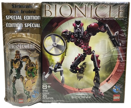 LEGO 65813 Bionicle Special Edition 8756 Sidorak & 8762 Toa Iruini