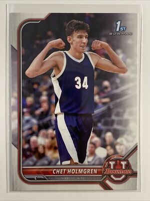 2022 Bowman University #38 Chet Holmgren 1st Prospect Rookie