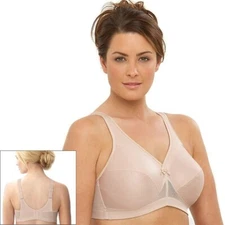 NWOT 40DD Glamorise Magic Lift Active Support Bra 1005 Beige 124826