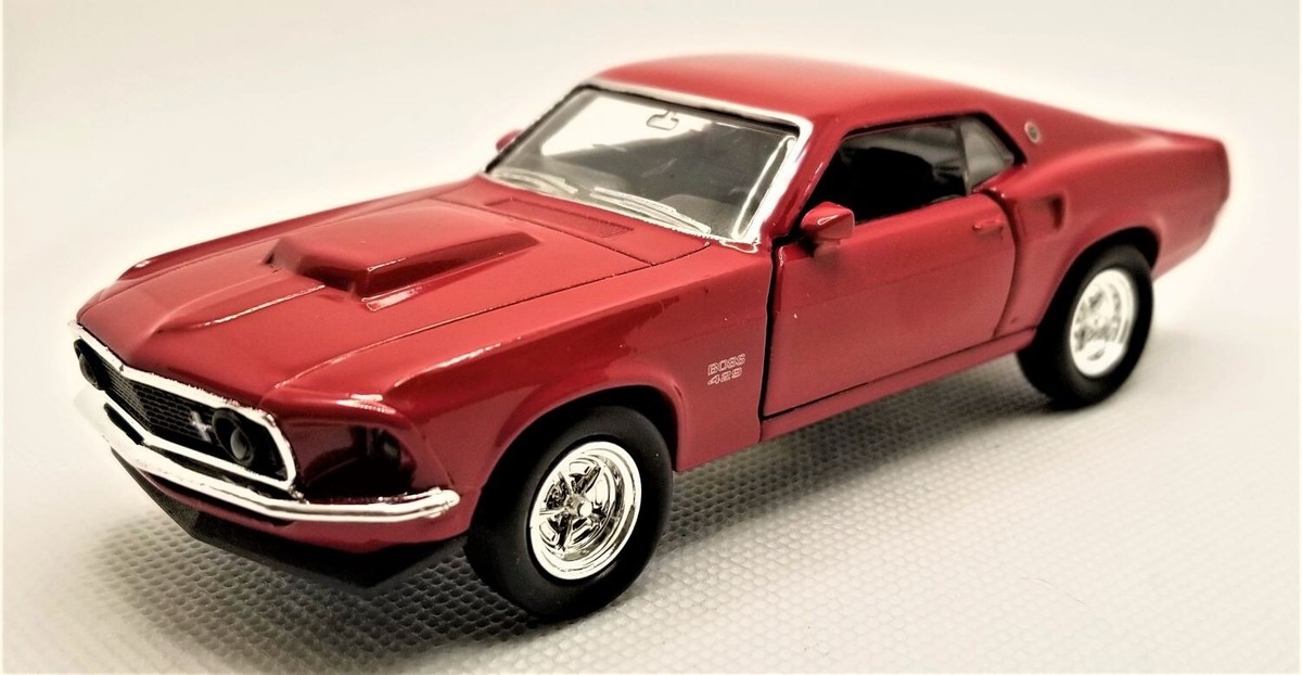 Welly - 1:34-1:39 Scale Model 1969 Ford Mustang Boss 429 Red