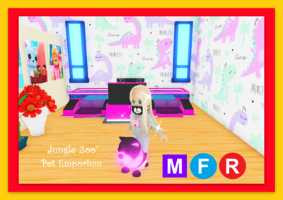 Adopt Pets Store Me - Mega Neon Fly Ride BLACK CHOW-CHOW +  BONUS!!! 