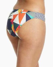 JD Williams Geo Print Low Rise Bikini Bottoms Plus Size UK 18 20 22