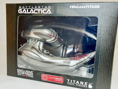 Battlestar Galactica Cylon Raider 4.5'' Scar Titan Loot Crate Figure Collectable
