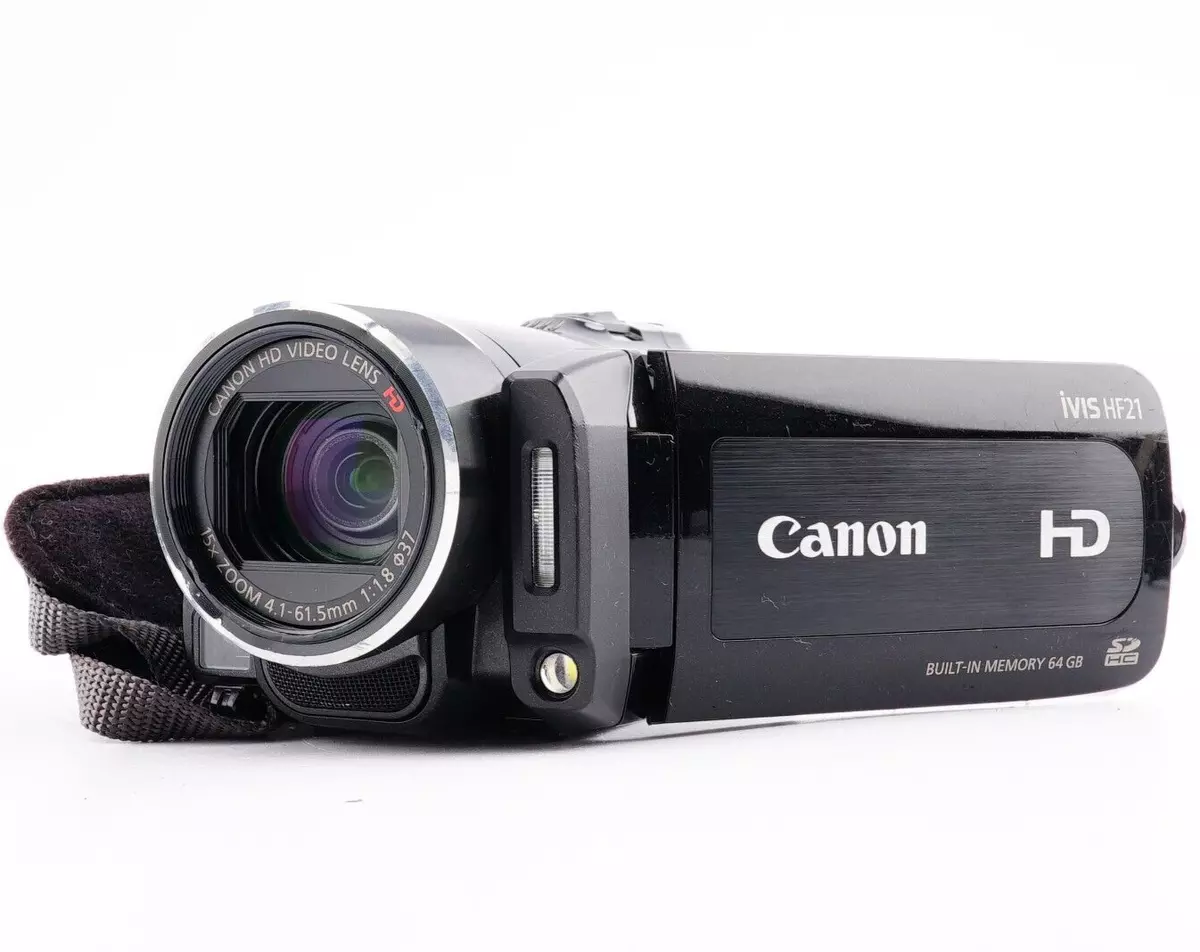 EX+++++ Canon Ivis HF21 High Definition Digital camcorder Black From Japan