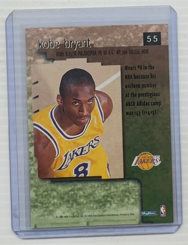 その他 1996-97 Kobe Bryant RC #203 PSA9 Kobe Bryant Cards 1996-97 Skybox Premium Kobe Bryant Rookie