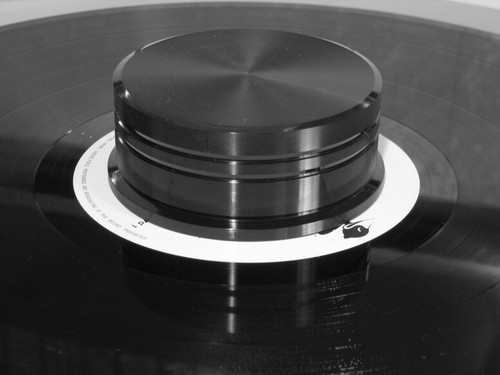 Record record puck Discos Silenciador Peso Delta Device 180g Vinilo Negro Mate - Picture 2 of 9