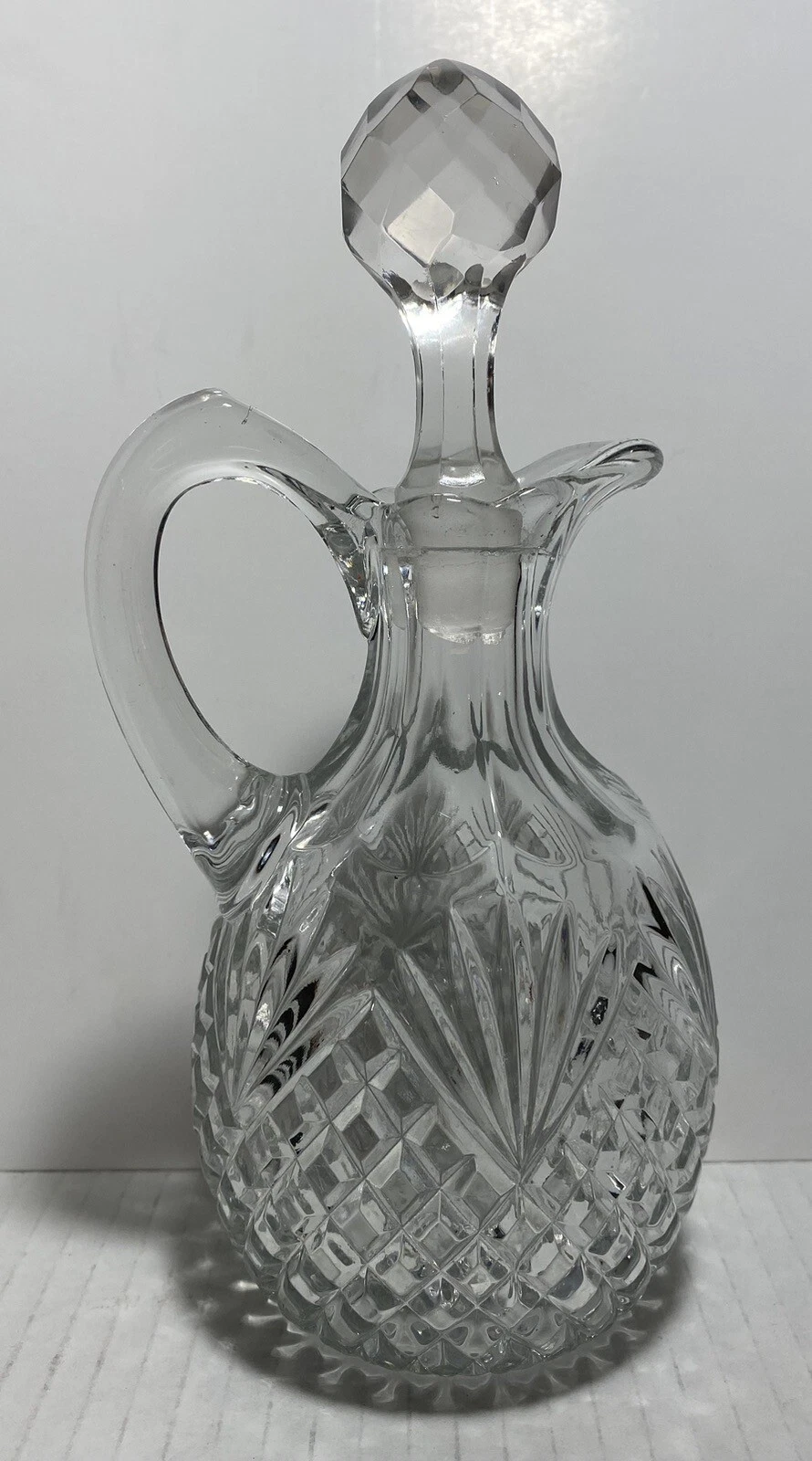 Glass Cruet - Pineapple And Fan