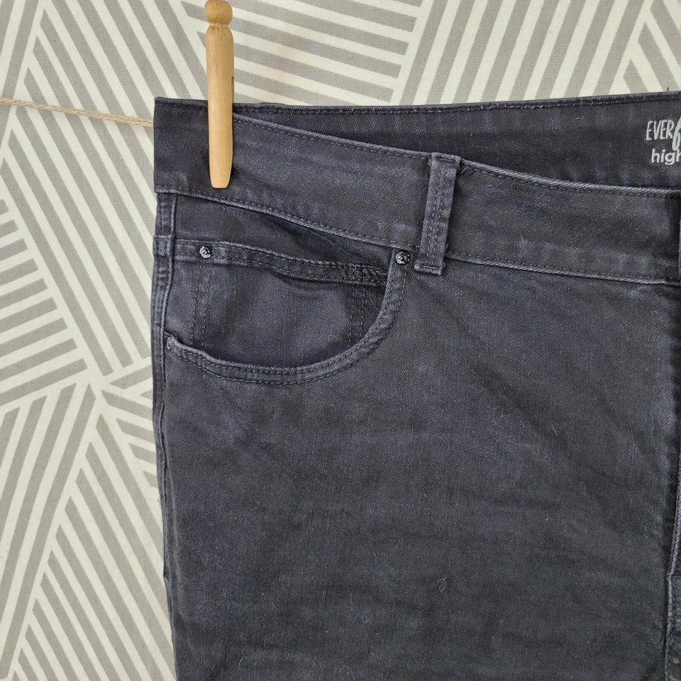 Maurices Plus size 20W Denim Pants Black Jean Ever Flex High Rise Stretch - Image 2 of 4