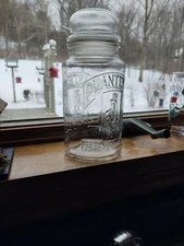 1981 Planters Peanut Glass Jar 75th Anniversary