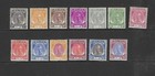 MALAYSIA STATES MALAYA KELANTAN 1951 - 1955 SET TO $1 MINT HINGED SULTAN IBRAHIM