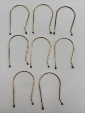 VTG Hot Roller Hair Curler Replacement Metal Clips Pins 8 Gold Purple 1 3/4  