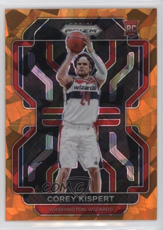 2021-22 Panini Prizm Orange Ice Prizm Corey Kispert #275 Rookie RC 11es