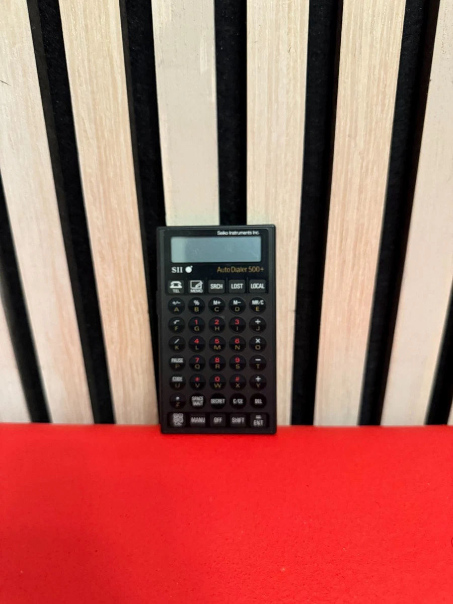 Seiko Auto Dialer 500+ DF-1100 Telefonwähler mit Speicher guter Zustand