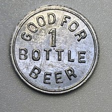 Vintage Merl's Cafe Good For 1 Bottle Beer Trade Token Rare Cambridge Nebraska